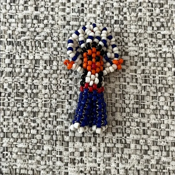 Native American Colorful Beaded Pendant - Picture 1 of 4